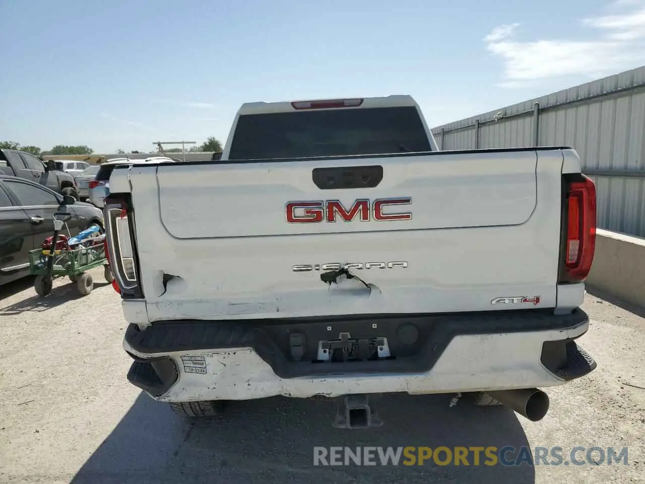6 fotografías del automóvil dañado 1GT49PEY8NF108692 GMC SIERRA 2022