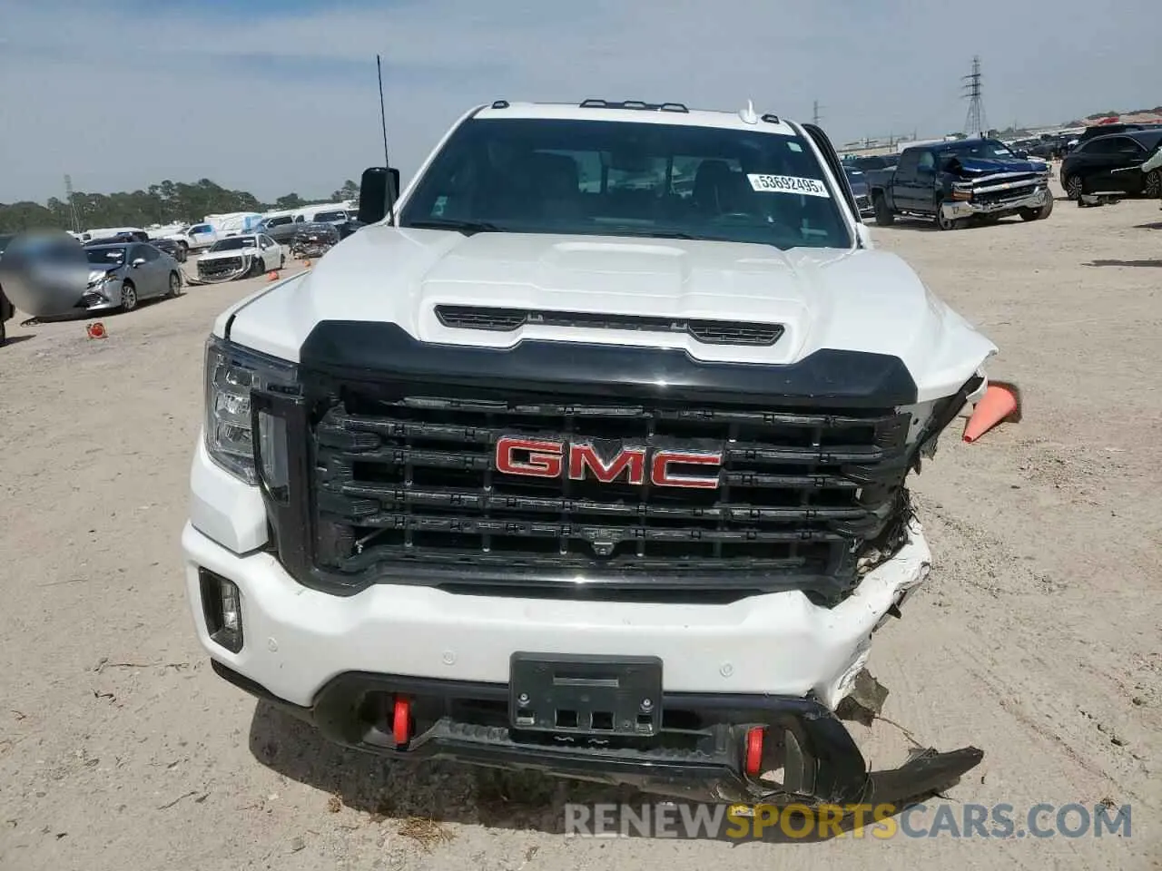 5 fotografías del automóvil dañado 1GT49PEY9NF313275 GMC SIERRA 2022