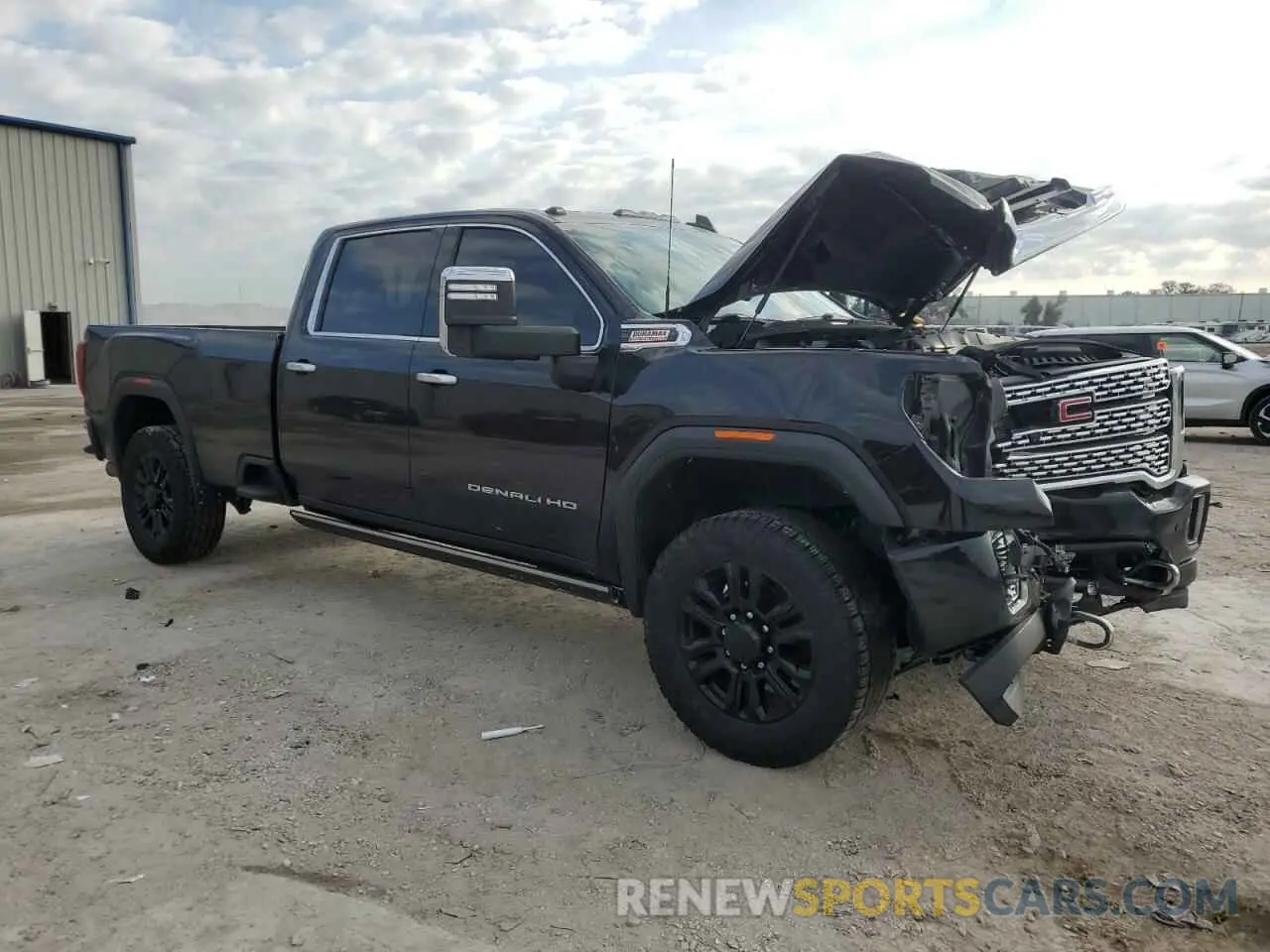 4 fotografías del automóvil dañado 1GT49REY3NF362807 GMC SIERRA 2022