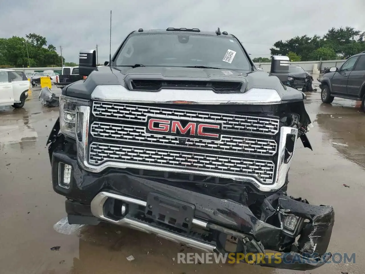 5 fotografías del automóvil dañado 1GT49REY7NF314792 GMC SIERRA 2022