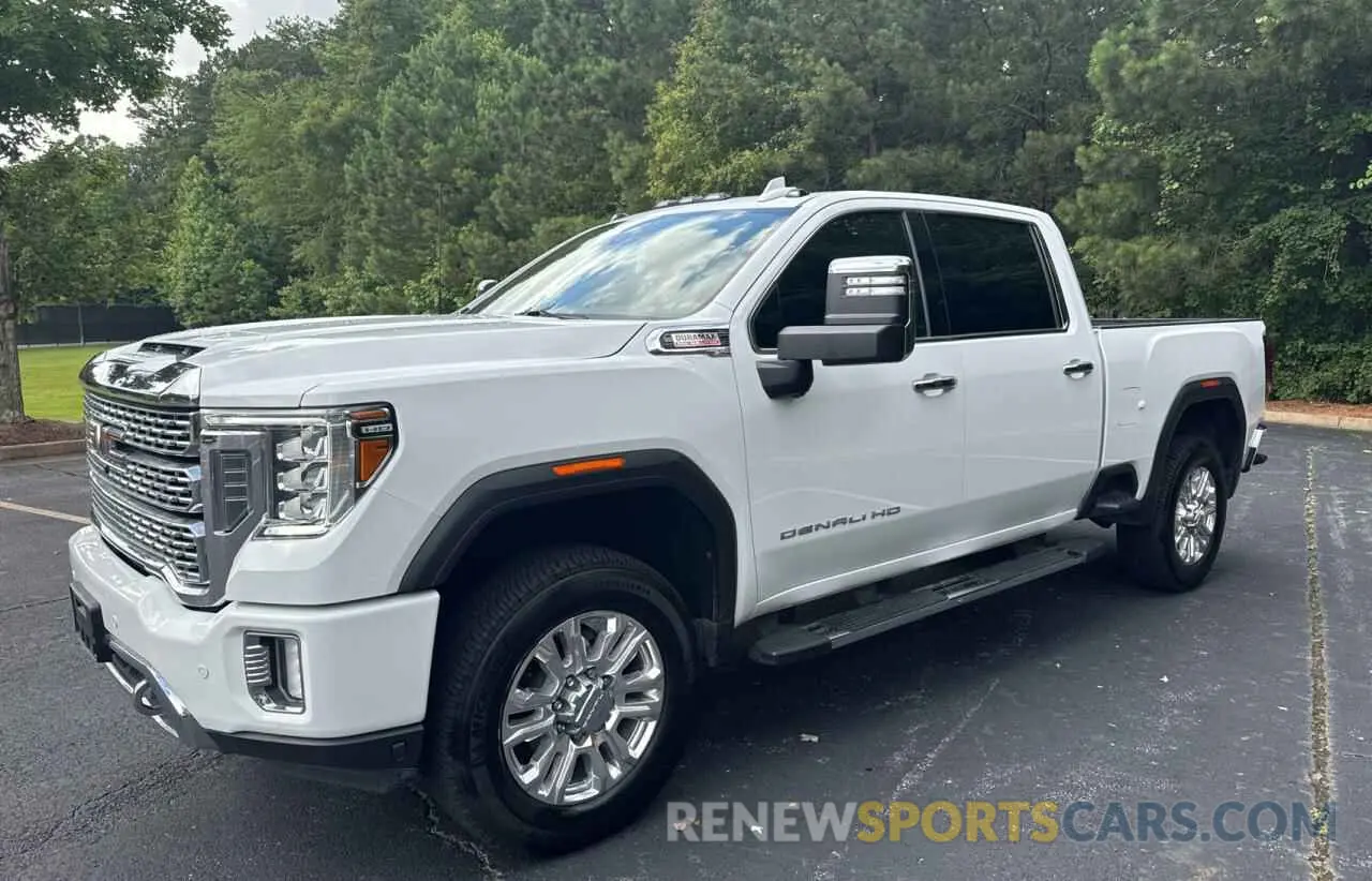 2 fotografías del automóvil dañado 1GT49REY9NF104582 GMC SIERRA 2022