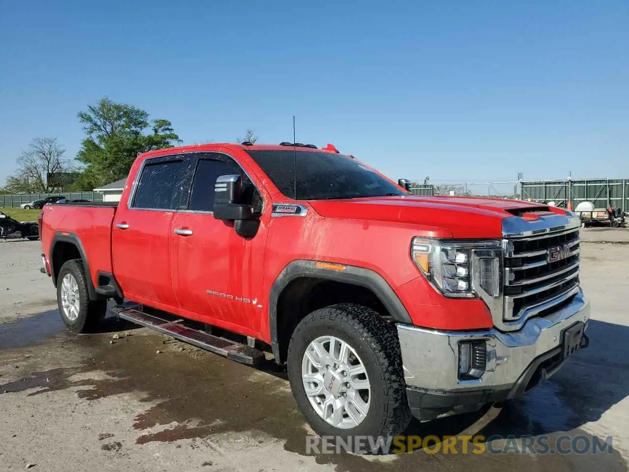 4 fotografías del automóvil dañado 1GT49UEYXNF215905 GMC SIERRA 2022