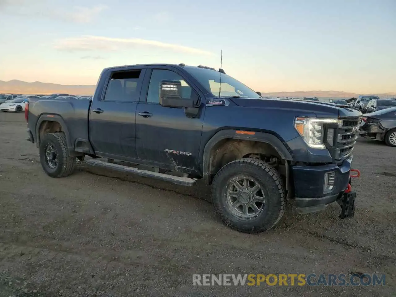 4 fotografías del automóvil dañado 1GT49VEY4NF227554 GMC SIERRA 2022