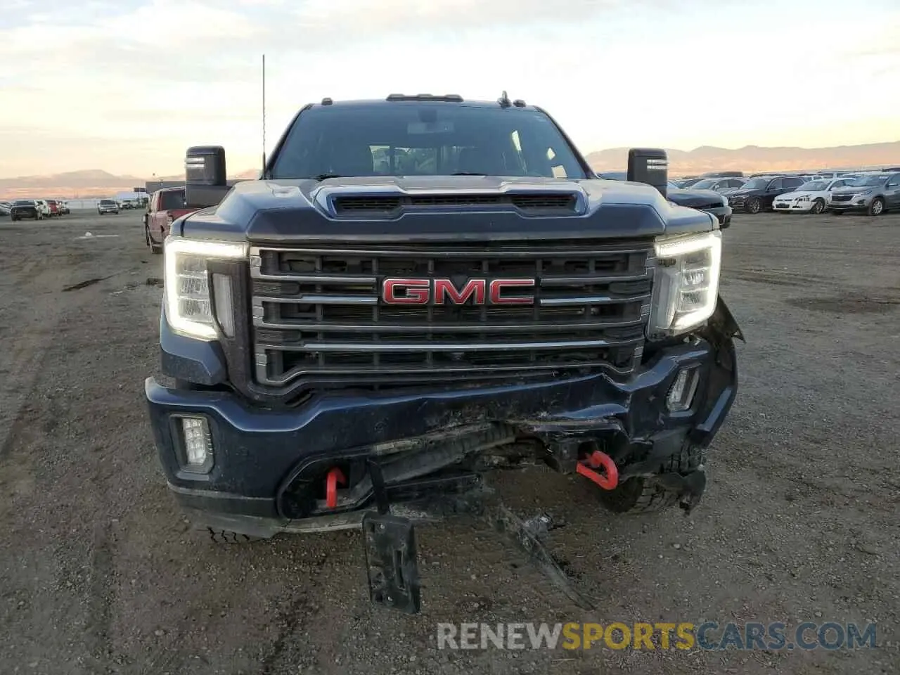 5 fotografías del automóvil dañado 1GT49VEY4NF227554 GMC SIERRA 2022