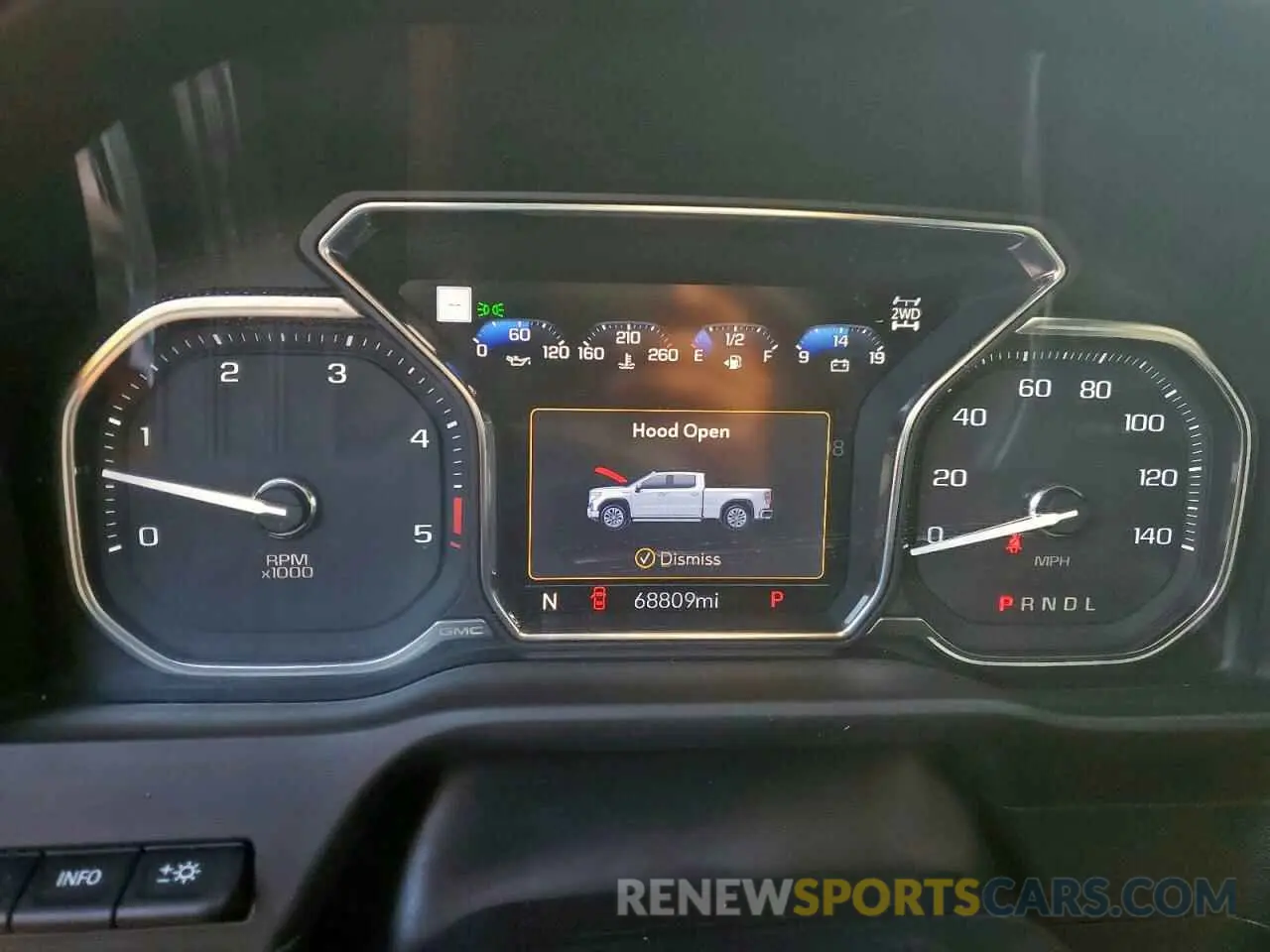 9 fotografías del automóvil dañado 1GT49WEY4NF360479 GMC SIERRA 2022