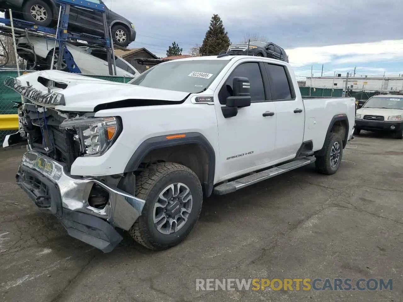 1 fotografías del automóvil dañado 1GT59LE75NF254830 GMC SIERRA 2022