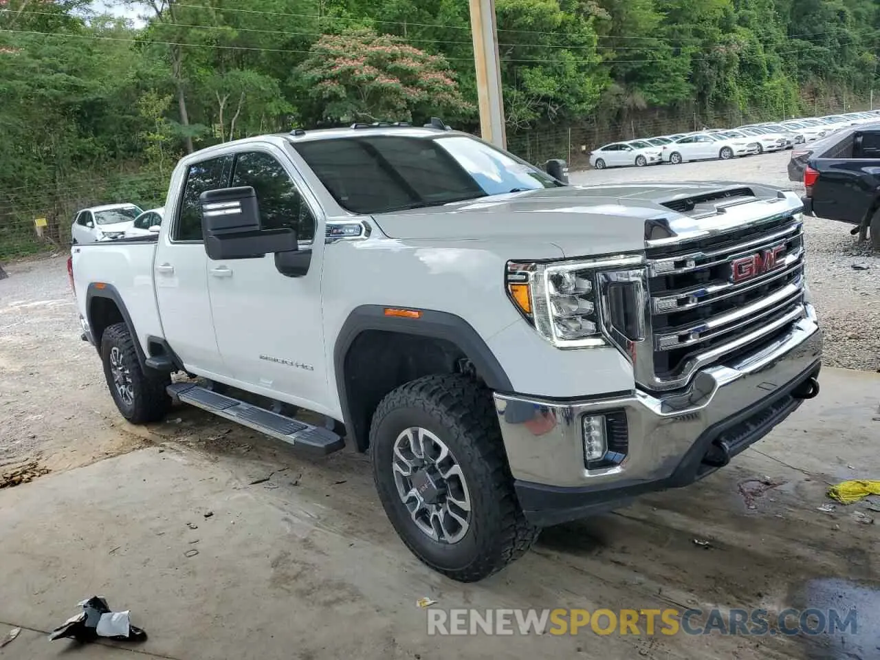 4 fotografías del automóvil dañado 1GT59ME72NF355264 GMC SIERRA 2022