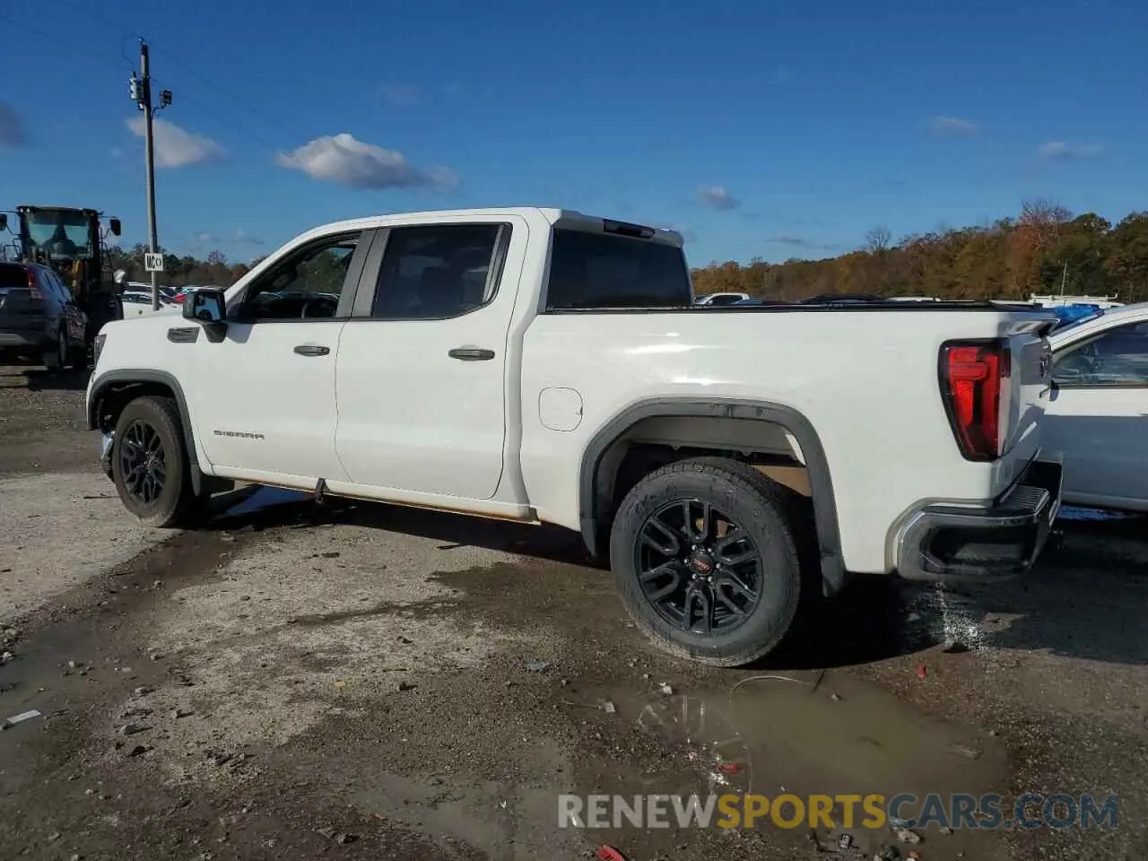 2 fotografías del automóvil dañado 1GTPHAEK6NZ590764 GMC SIERRA 2022