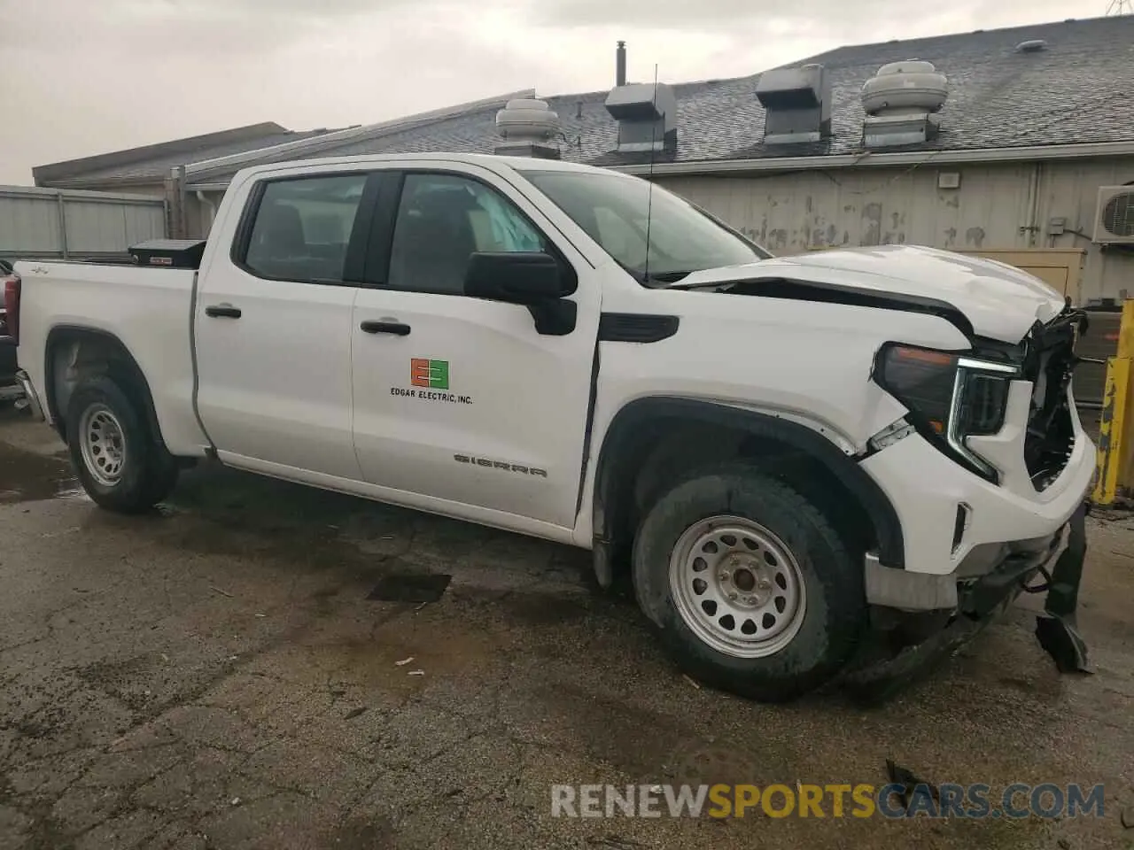 4 fotografías del automóvil dañado 1GTPUAEK3NZ589552 GMC SIERRA 2022