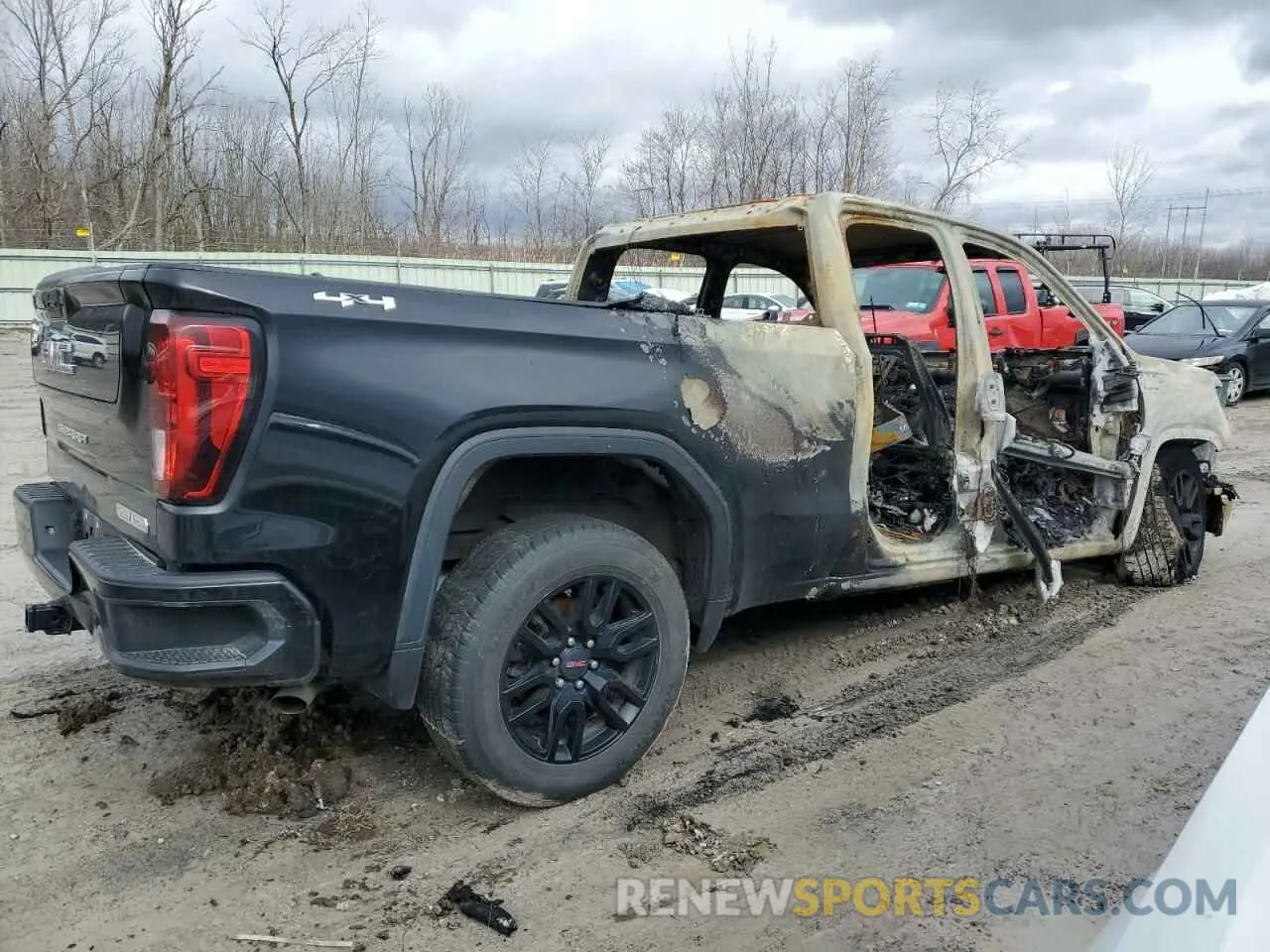 3 fotografías del automóvil dañado 1GTR9GEK8NZ193209 GMC SIERRA 2022