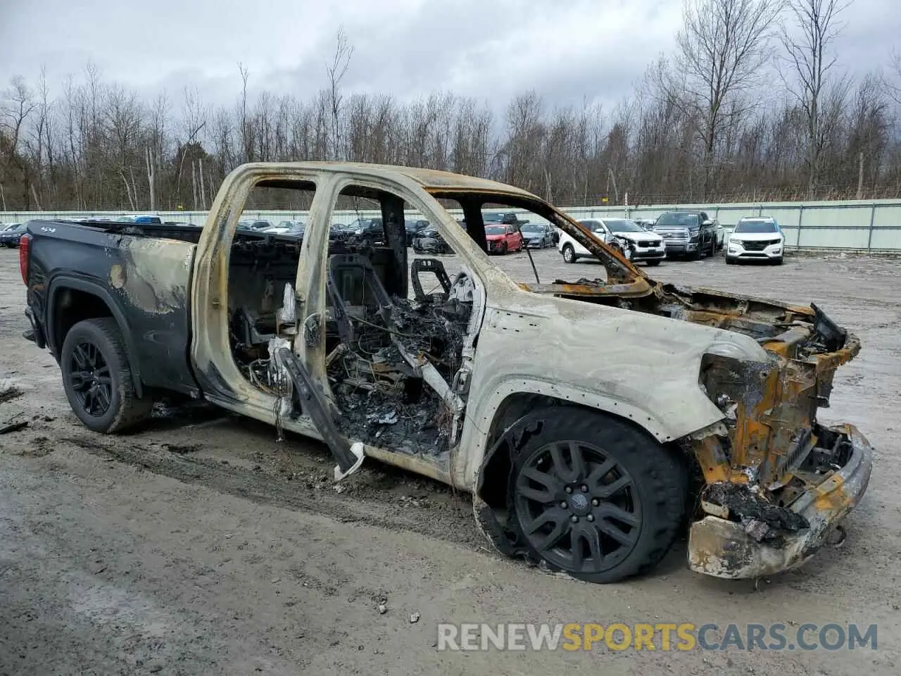 4 fotografías del automóvil dañado 1GTR9GEK8NZ193209 GMC SIERRA 2022