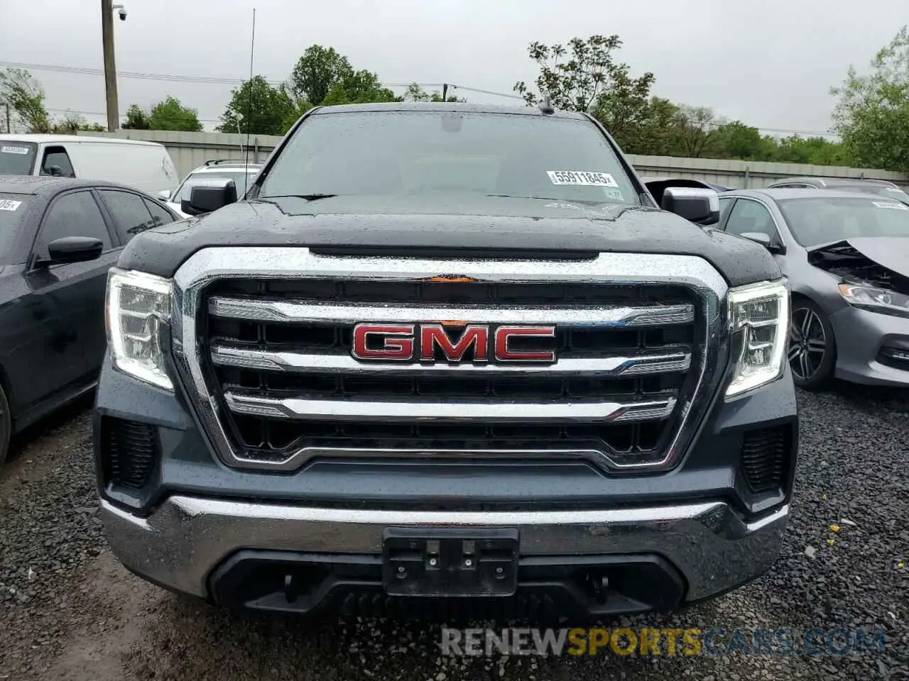 5 fotografías del automóvil dañado 1GTU9BEDXNZ147718 GMC SIERRA 2022