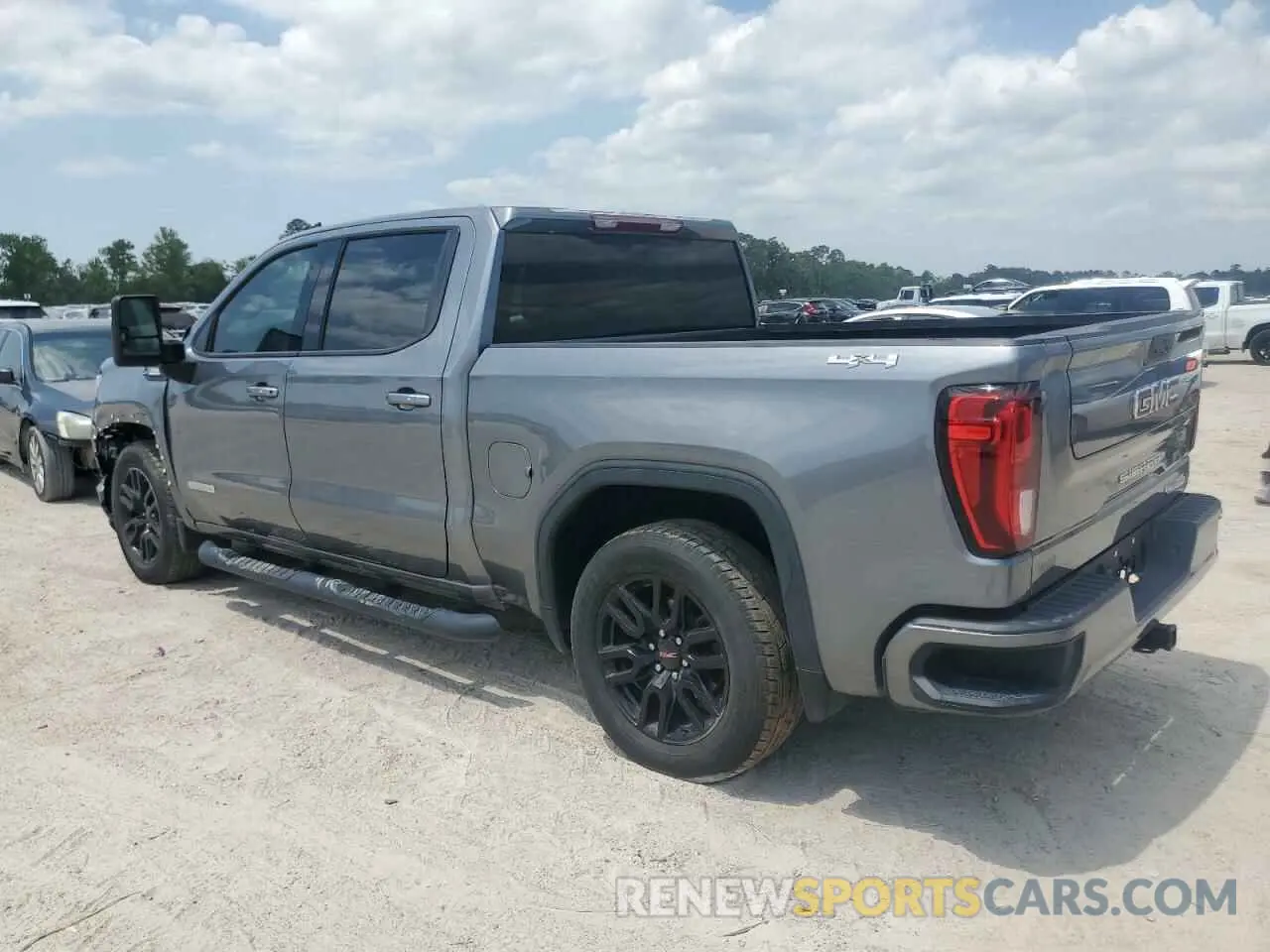 2 fotografías del automóvil dañado 1GTU9CETXNZ206165 GMC SIERRA 2022