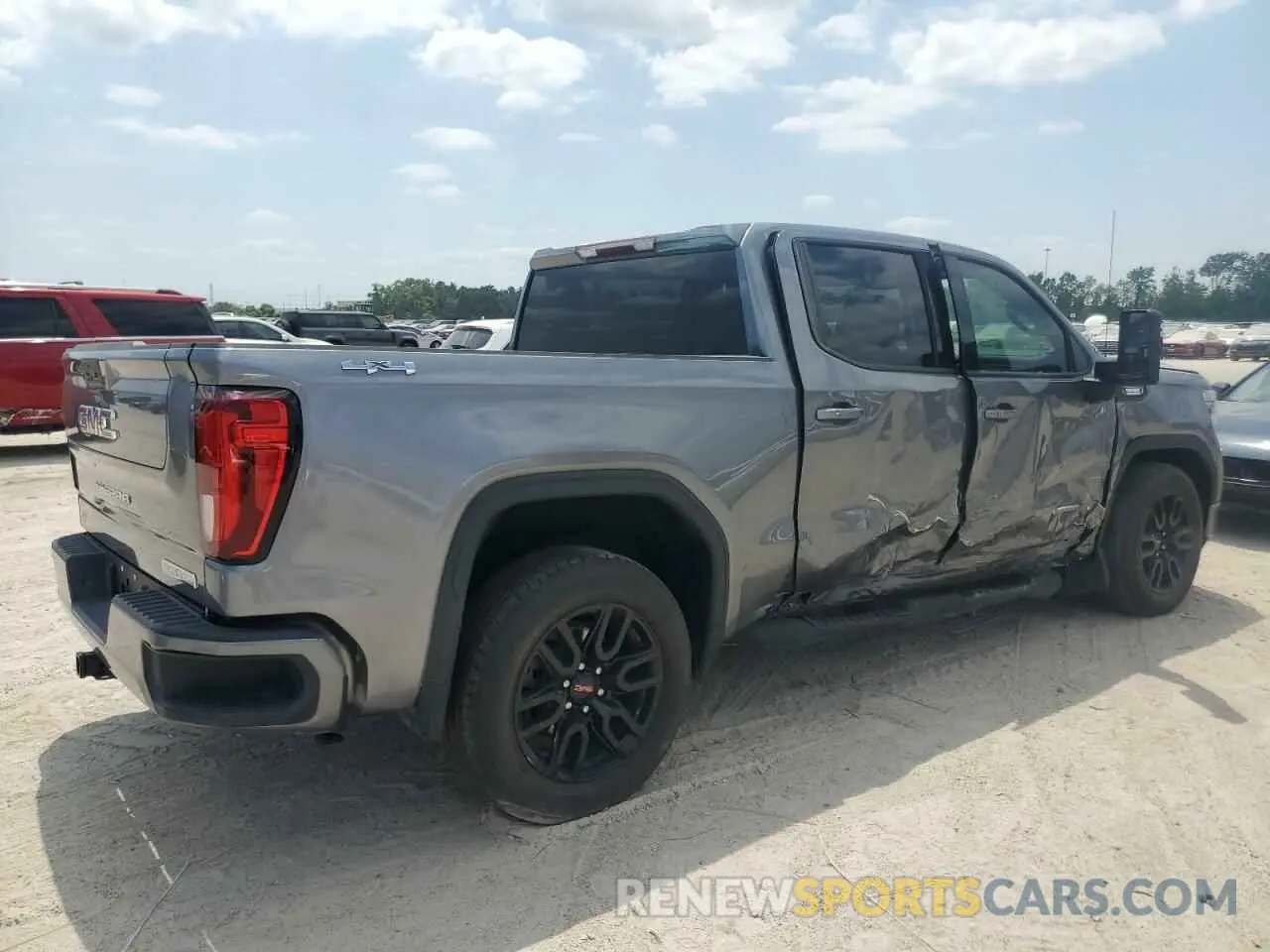 3 fotografías del automóvil dañado 1GTU9CETXNZ206165 GMC SIERRA 2022