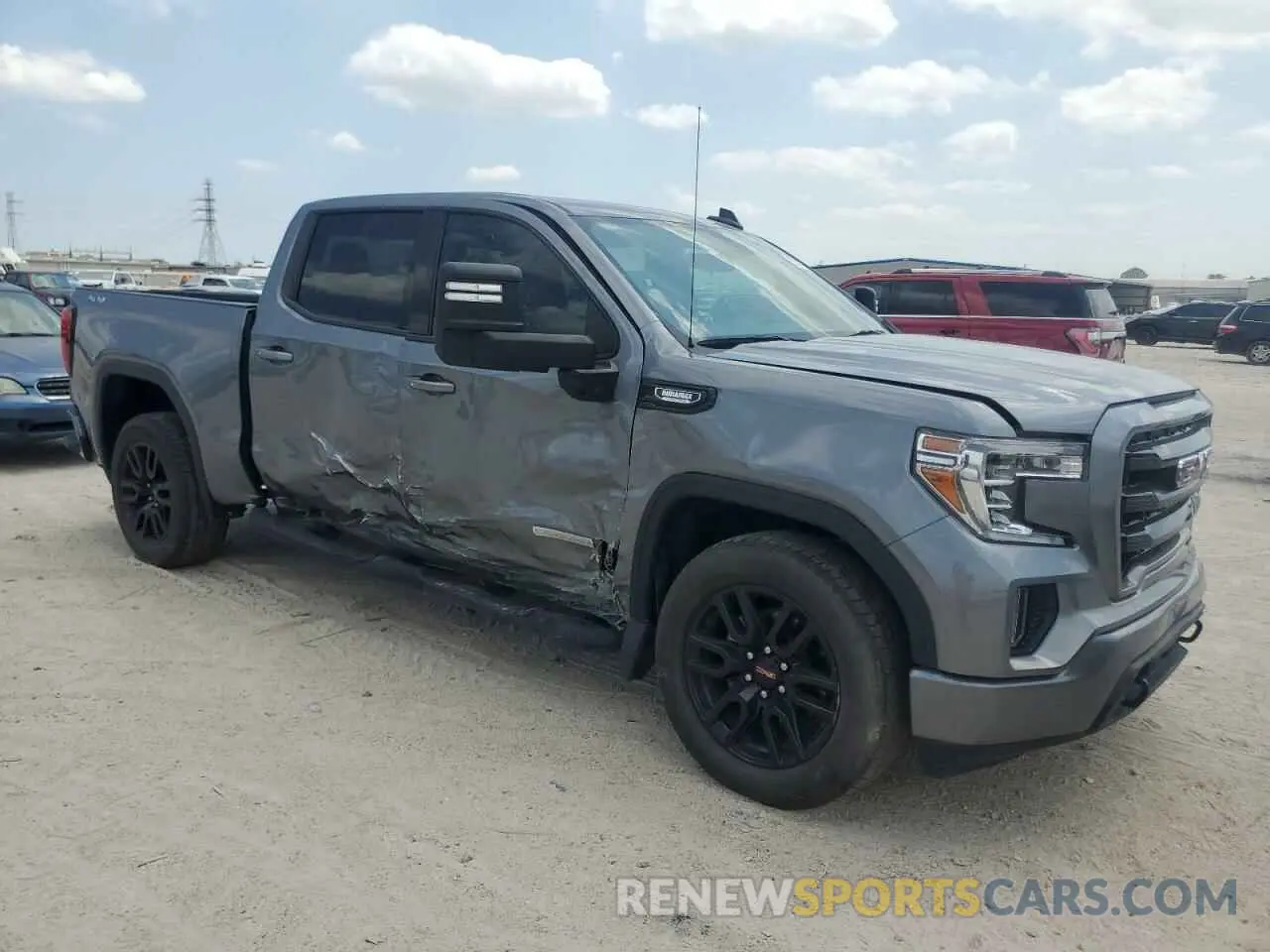 4 fotografías del automóvil dañado 1GTU9CETXNZ206165 GMC SIERRA 2022
