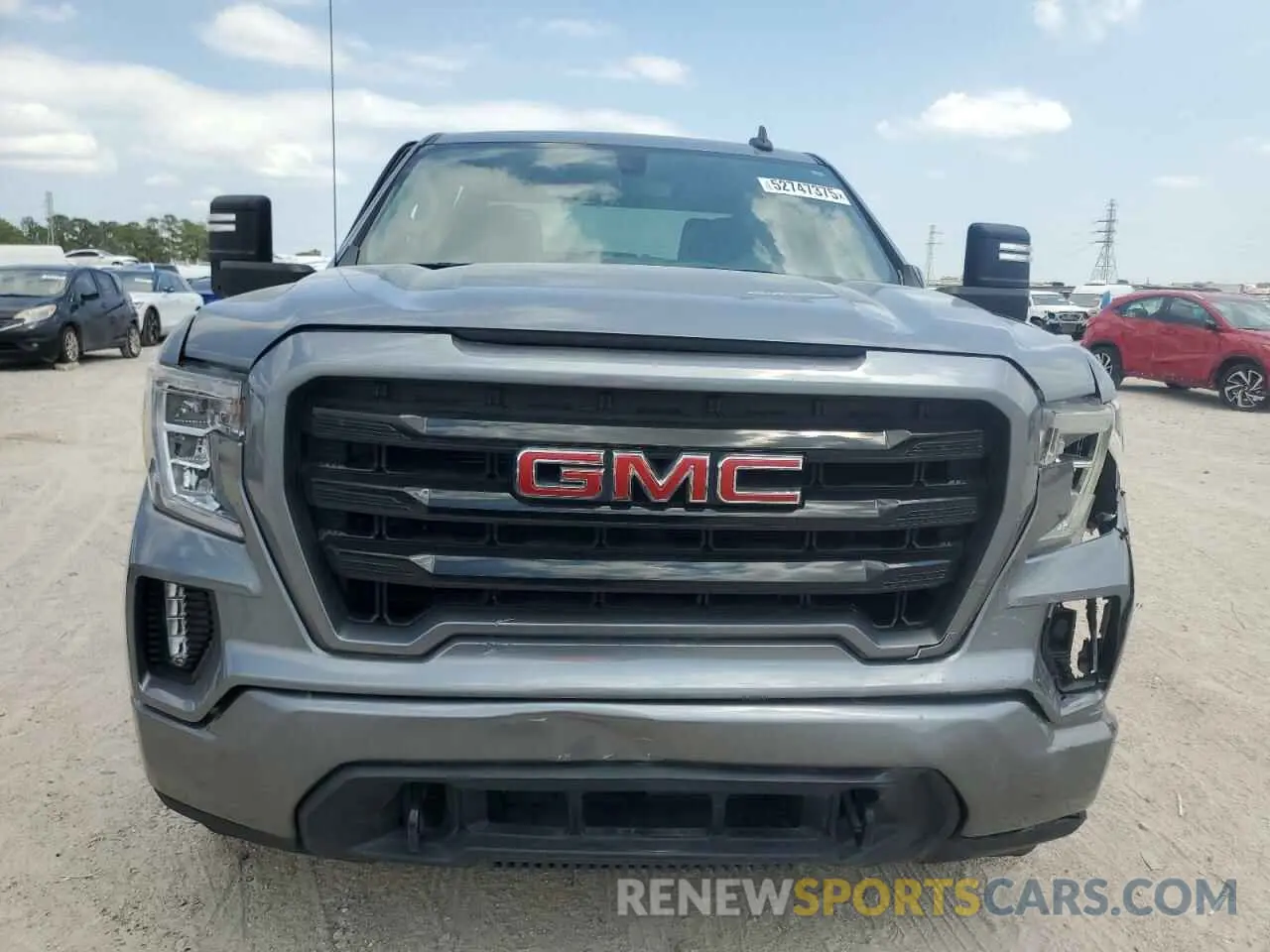 5 fotografías del automóvil dañado 1GTU9CETXNZ206165 GMC SIERRA 2022