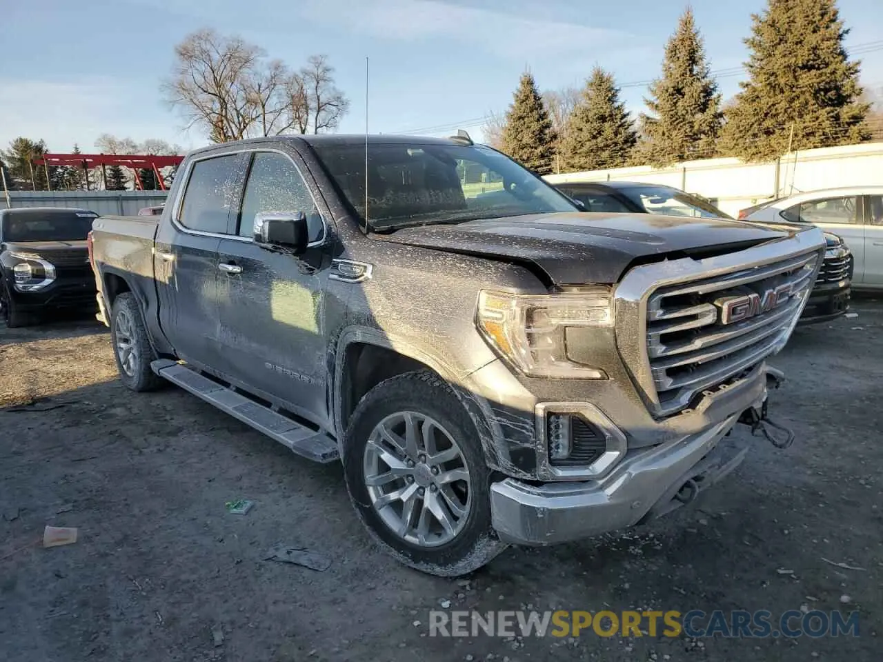 4 fotografías del automóvil dañado 1GTU9DED5NZ175017 GMC SIERRA 2022