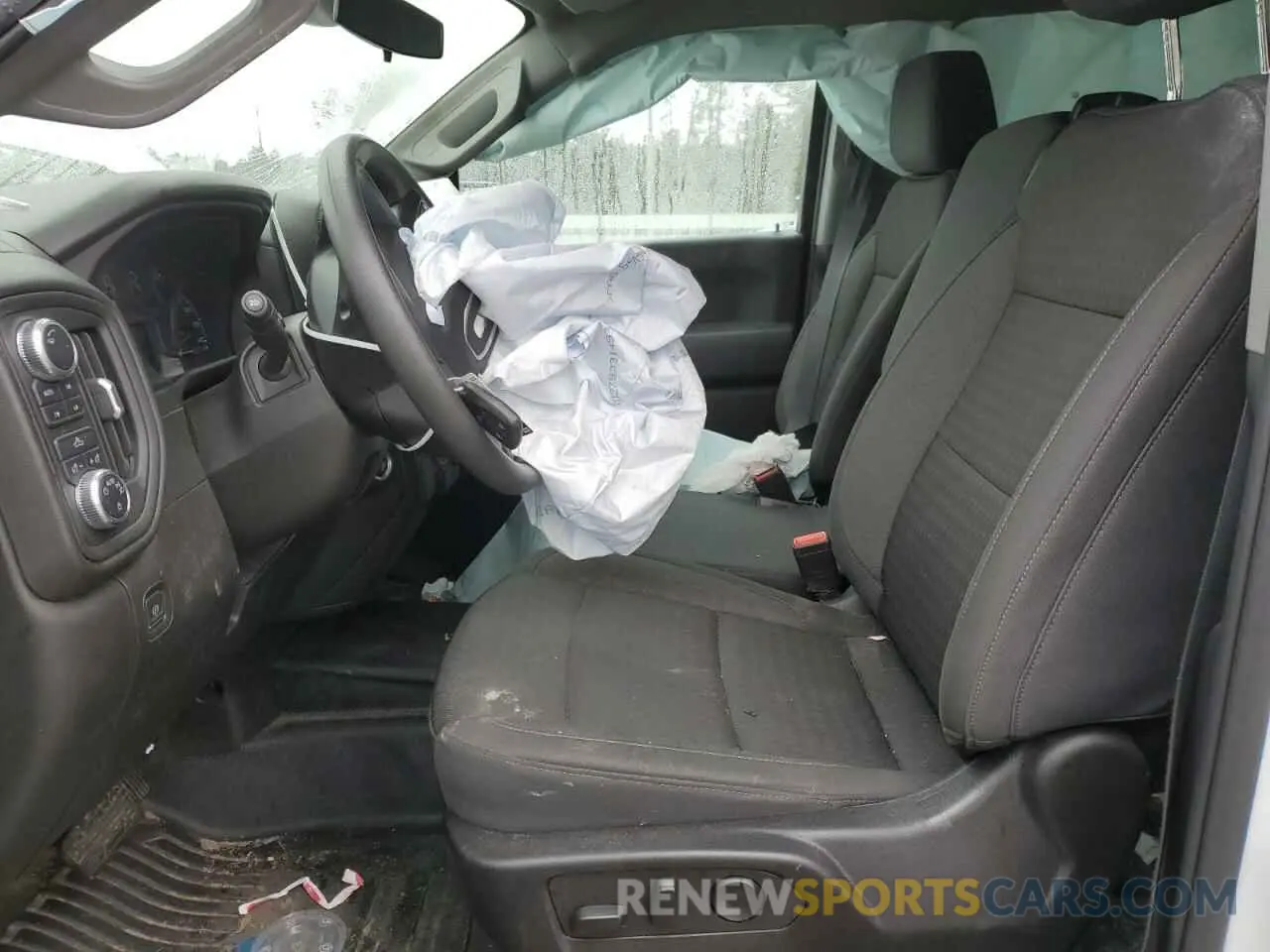 7 fotografías del automóvil dañado 1GTUUAEDXNZ561395 GMC SIERRA 2022