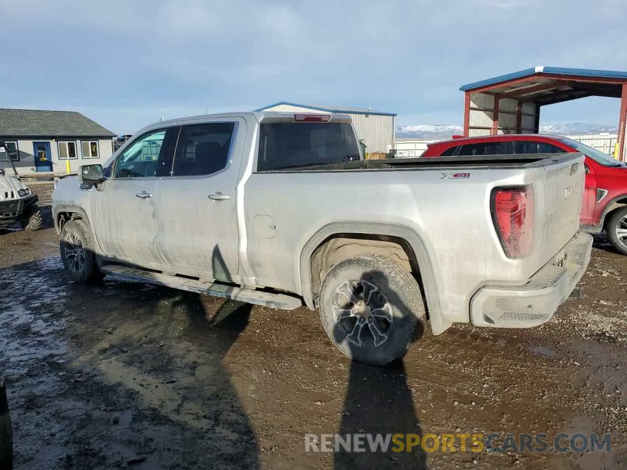 2 fotografías del automóvil dañado 1GTUUDED1NZ547936 GMC SIERRA 2022