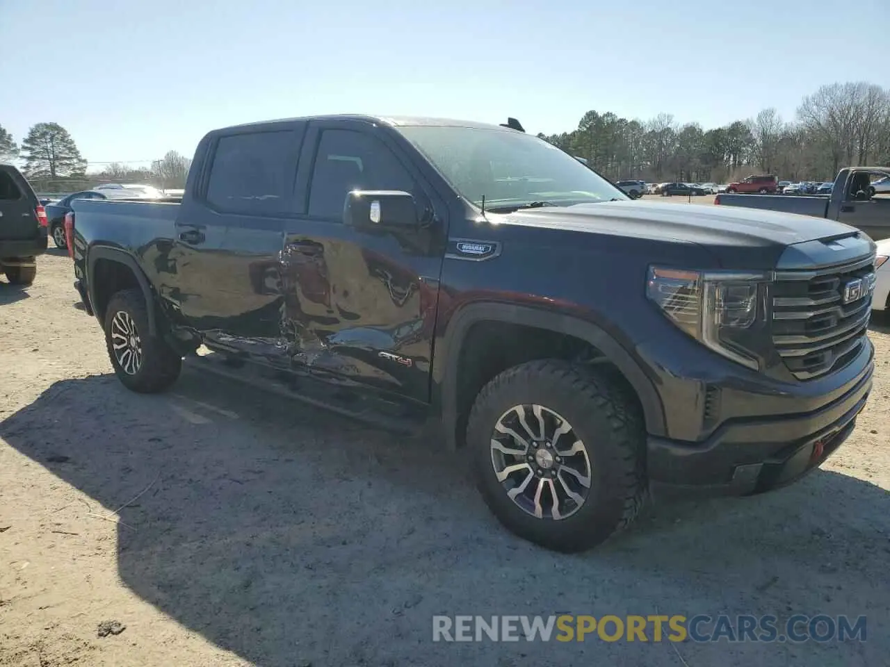 4 fotografías del automóvil dañado 1GTUUEET9NZ618457 GMC SIERRA 2022
