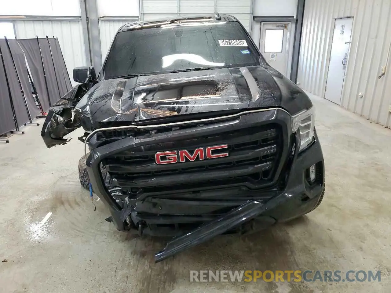 5 fotografías del automóvil dañado 3GTP9CEK6NG150598 GMC SIERRA 2022