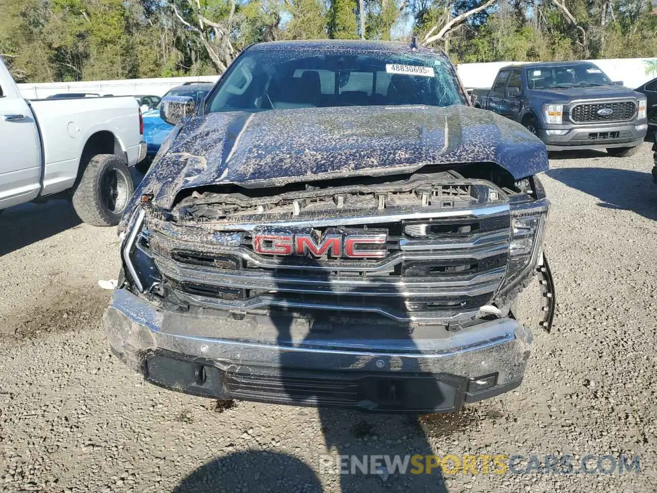 5 fotografías del automóvil dañado 3GTPHDEDXNG509896 GMC SIERRA 2022