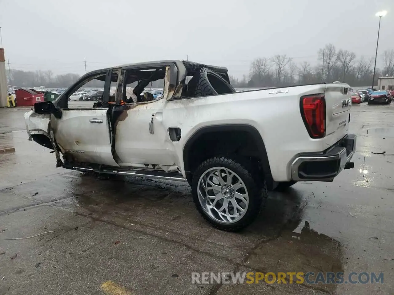 2 fotografías del automóvil dañado 3GTU9DED0NG194834 GMC SIERRA 2022