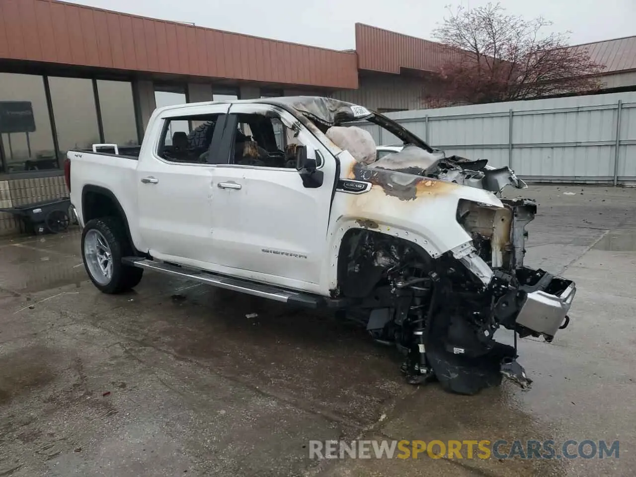 4 fotografías del automóvil dañado 3GTU9DED0NG194834 GMC SIERRA 2022