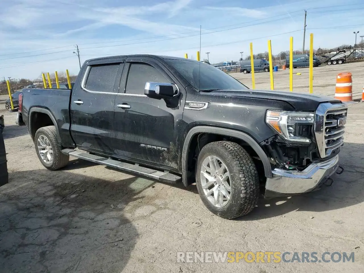 4 fotografías del automóvil dañado 3GTU9DED4NG152053 GMC SIERRA 2022