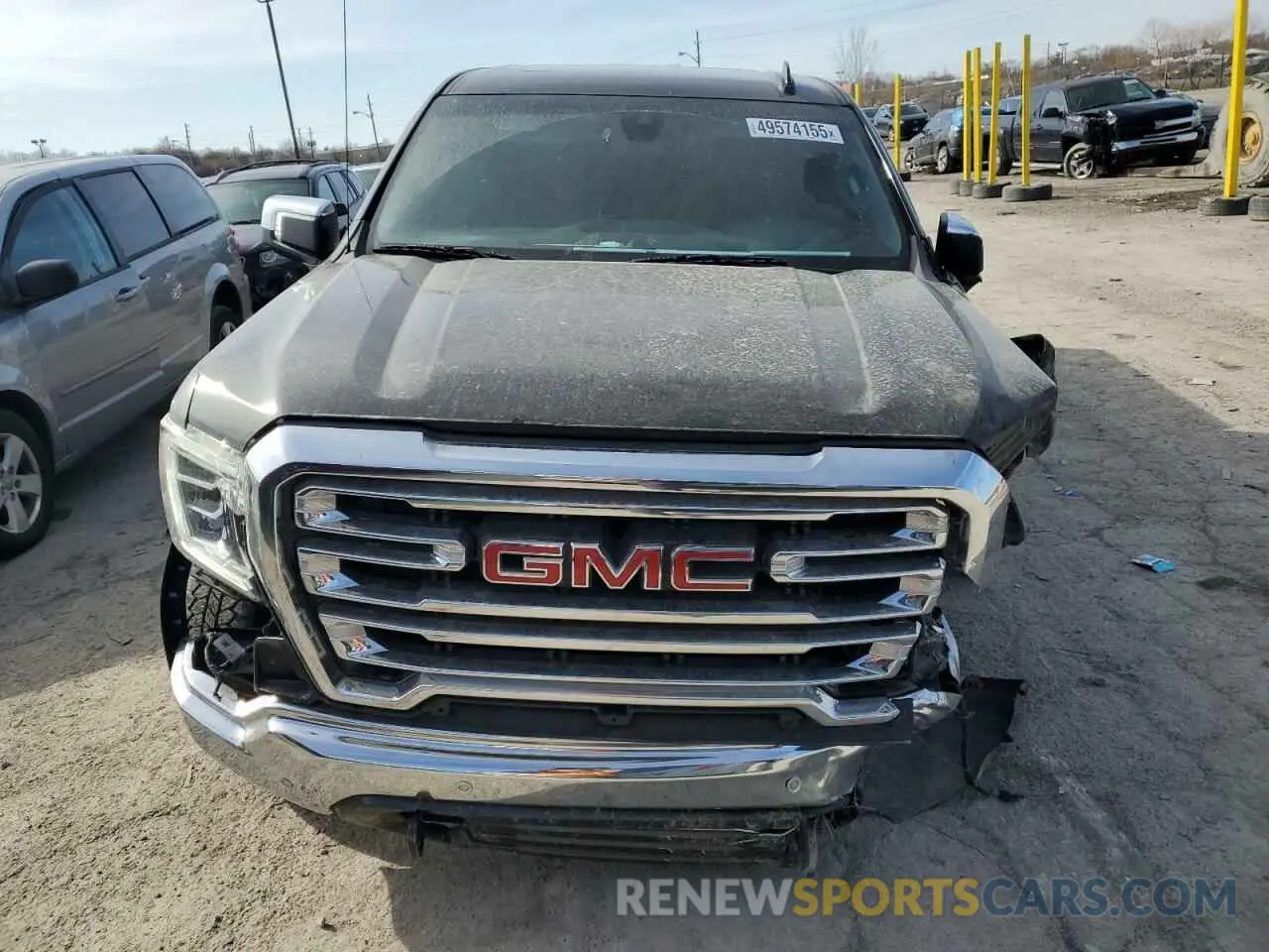 5 fotografías del automóvil dañado 3GTU9DED4NG152053 GMC SIERRA 2022