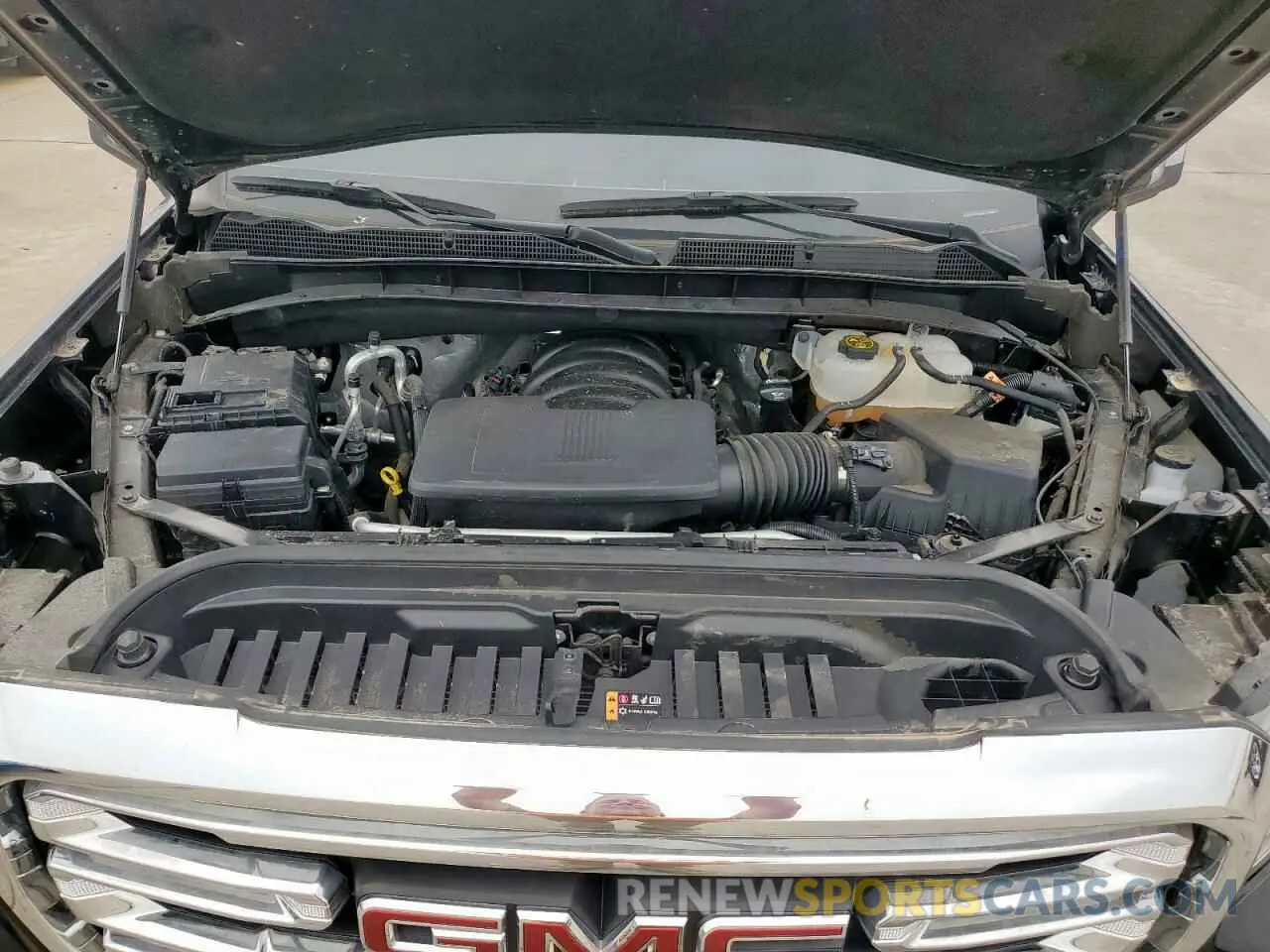 11 fotografías del automóvil dañado 3GTU9DED4NG192729 GMC SIERRA 2022