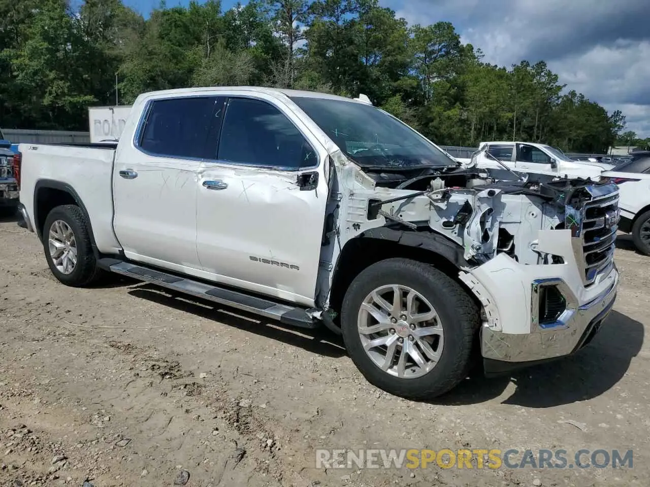 4 fotografías del automóvil dañado 3GTU9DED8NG142089 GMC SIERRA 2022