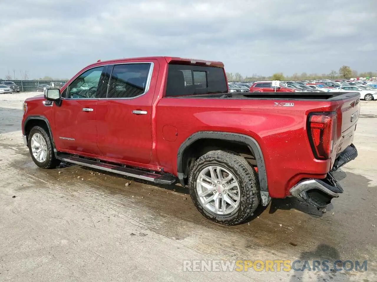 2 fotografías del automóvil dañado 3GTU9DEL7NG115182 GMC SIERRA 2022
