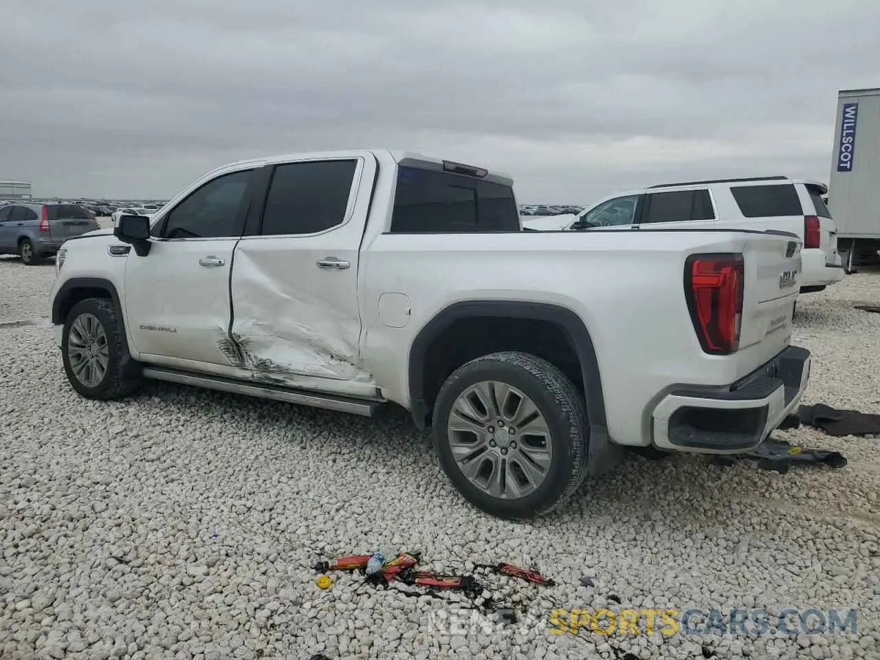 2 fotografías del automóvil dañado 3GTU9FEL8NG168307 GMC SIERRA 2022