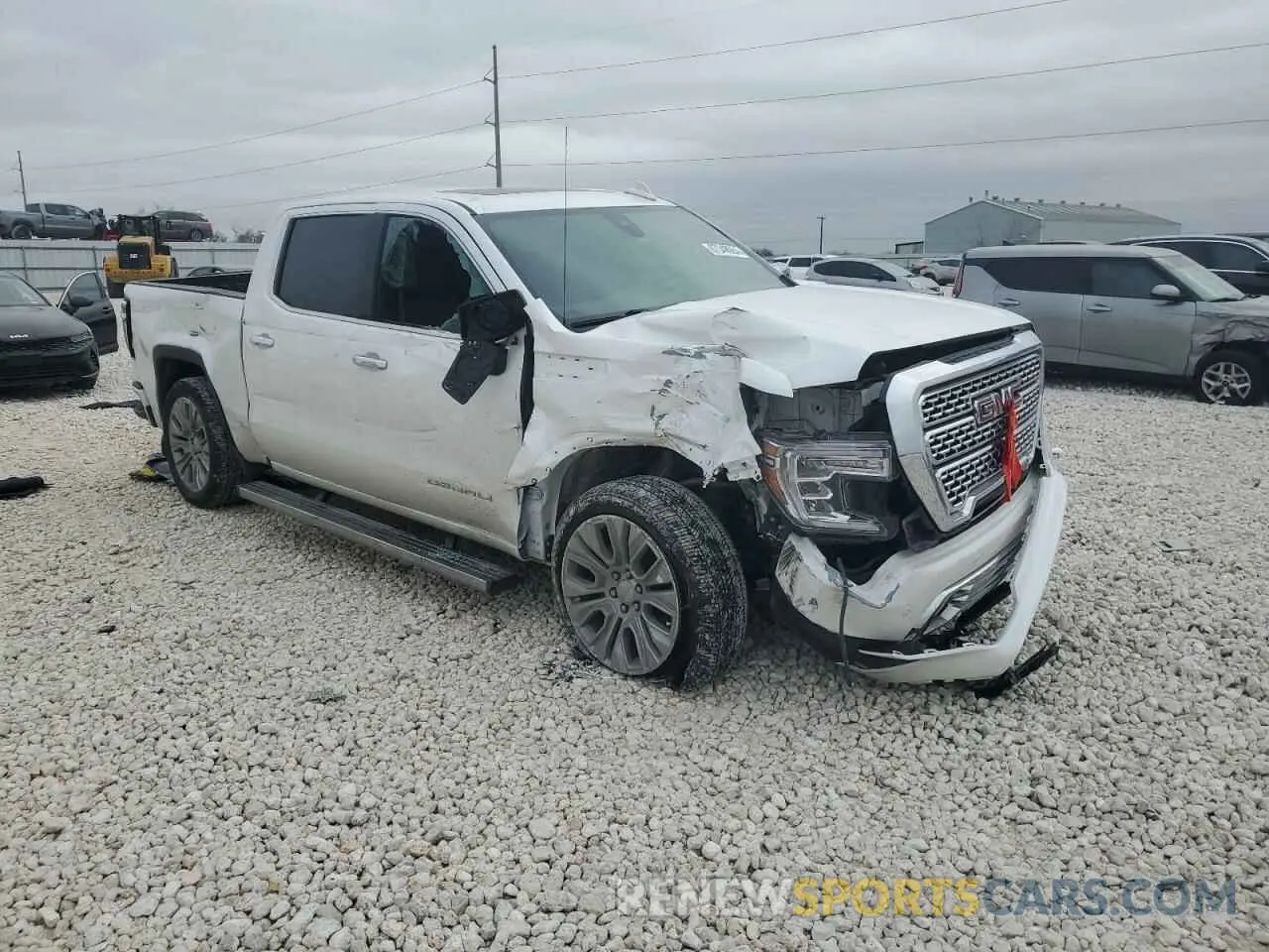 4 fotografías del automóvil dañado 3GTU9FEL8NG168307 GMC SIERRA 2022