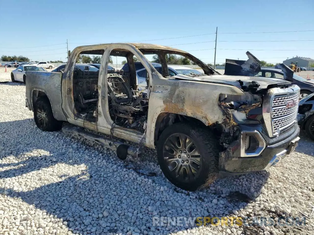 4 fotografías del automóvil dañado 3GTU9FEL9NG180644 GMC SIERRA 2022