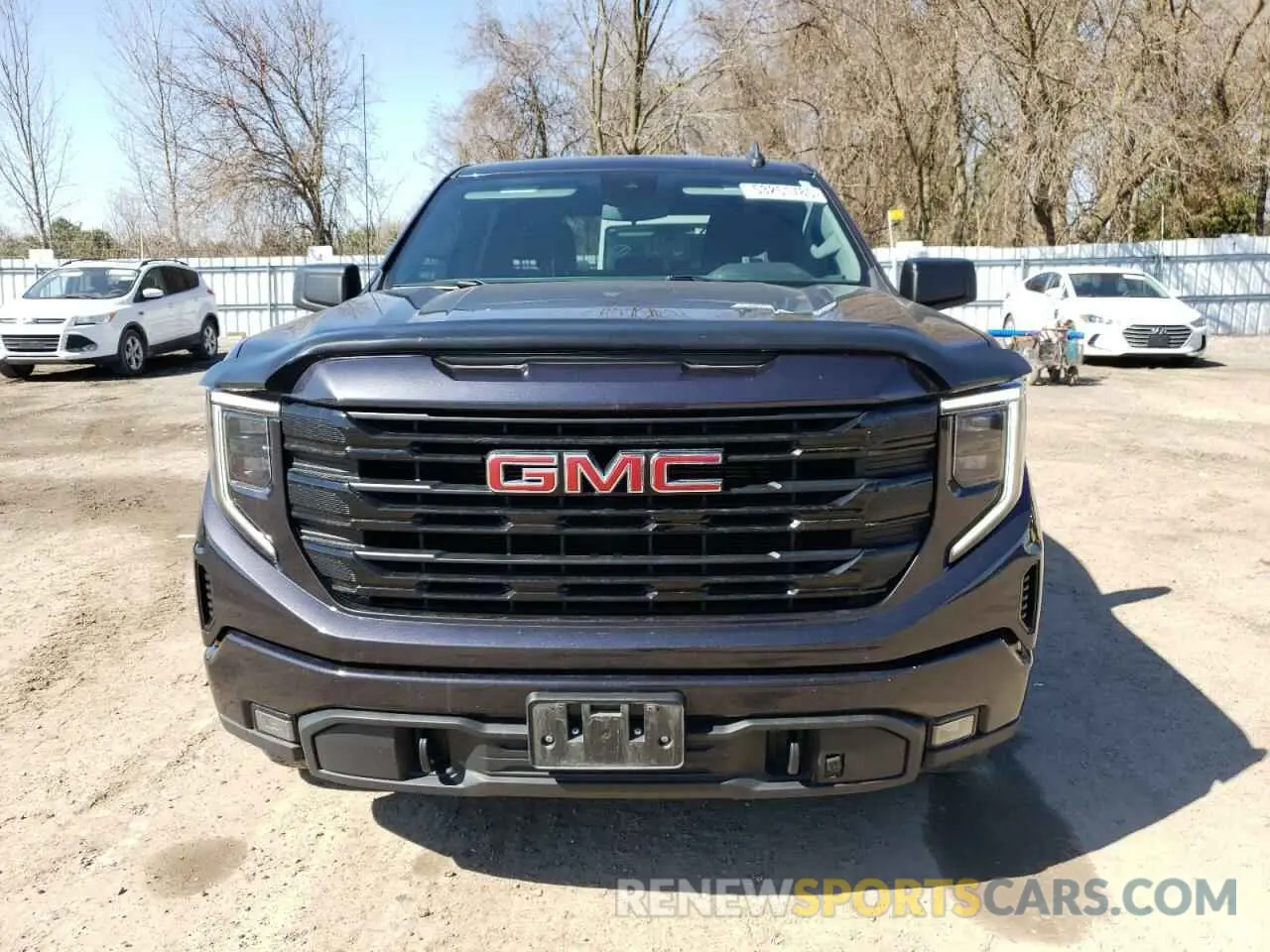 5 fotografías del automóvil dañado 3GTUUCED8NG652645 GMC SIERRA 2022