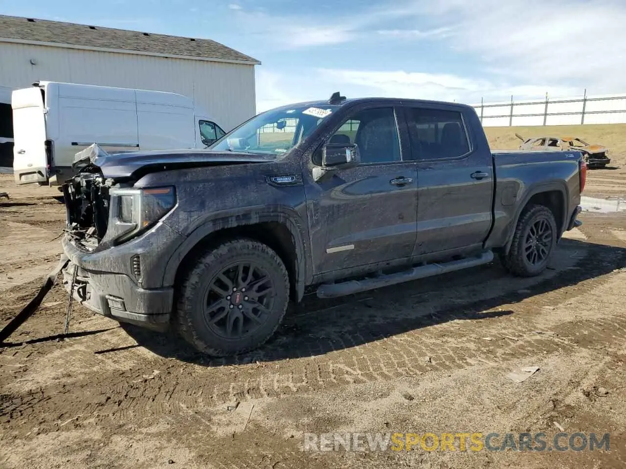 1 fotografías del automóvil dañado 3GTUUCET1NG564494 GMC SIERRA 2022