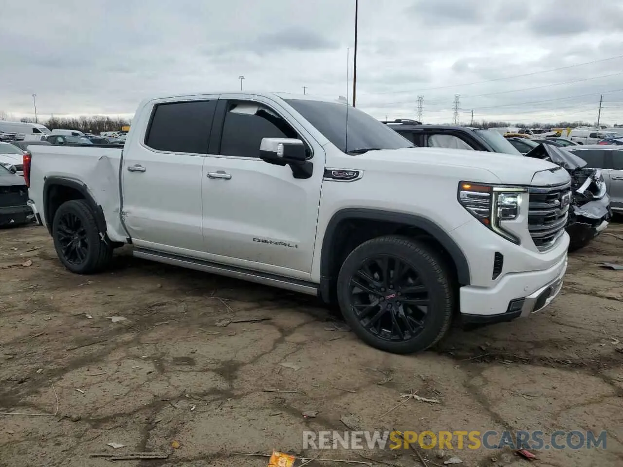 4 fotografías del automóvil dañado 3GTUUGEL1NG528764 GMC SIERRA 2022
