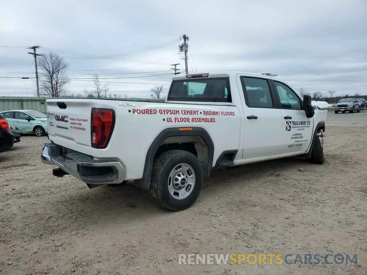 3 fotografías del automóvil dañado 1GT49LE75PF212494 GMC SIERRA 2023