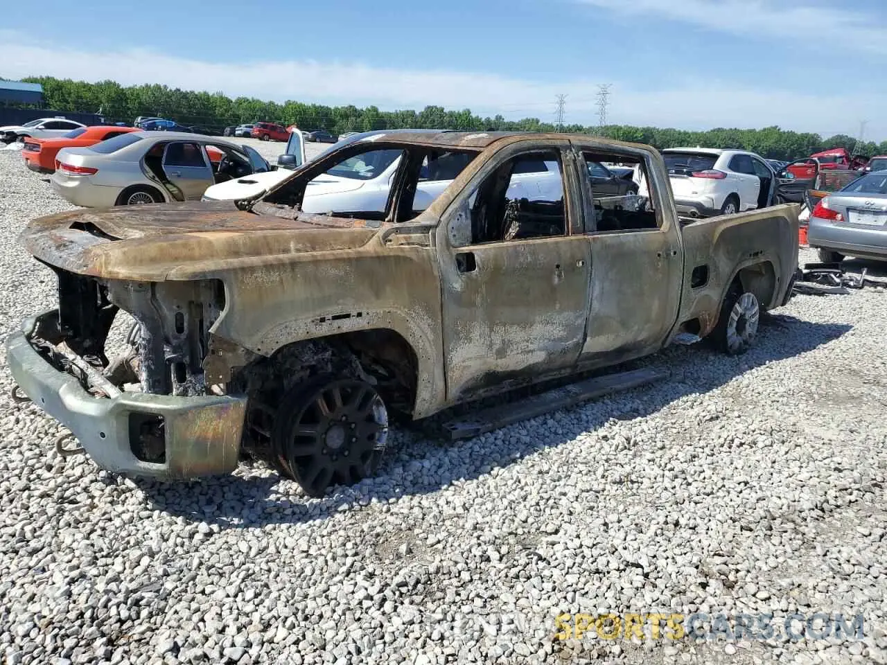 1 fotografías del automóvil dañado 1GT49NE73PF174985 GMC SIERRA 2023