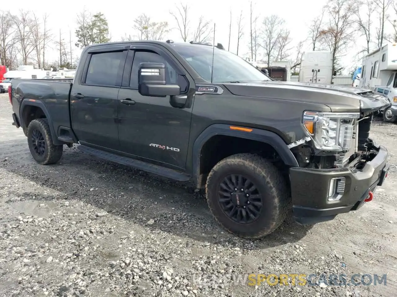 4 fotografías del automóvil dañado 1GT49PE70PF187396 GMC SIERRA 2023