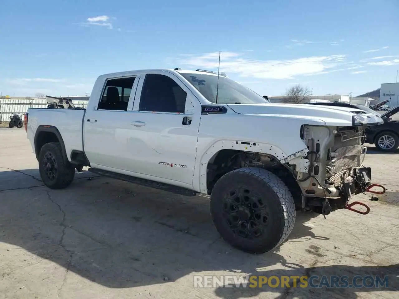 4 fotografías del automóvil dañado 1GT49PEY6PF234164 GMC SIERRA 2023