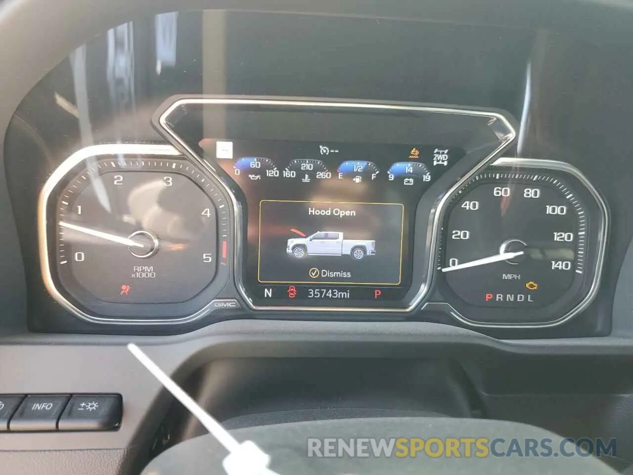 9 fotografías del automóvil dañado 1GT49PEY6PF234164 GMC SIERRA 2023