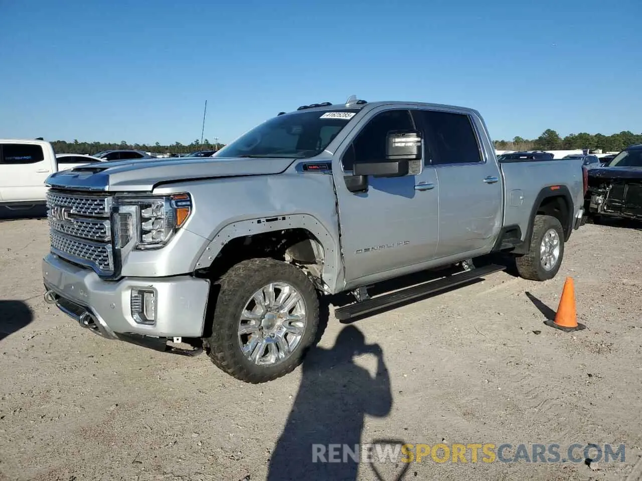 1 fotografías del automóvil dañado 1GT49RE78PF151323 GMC SIERRA 2023