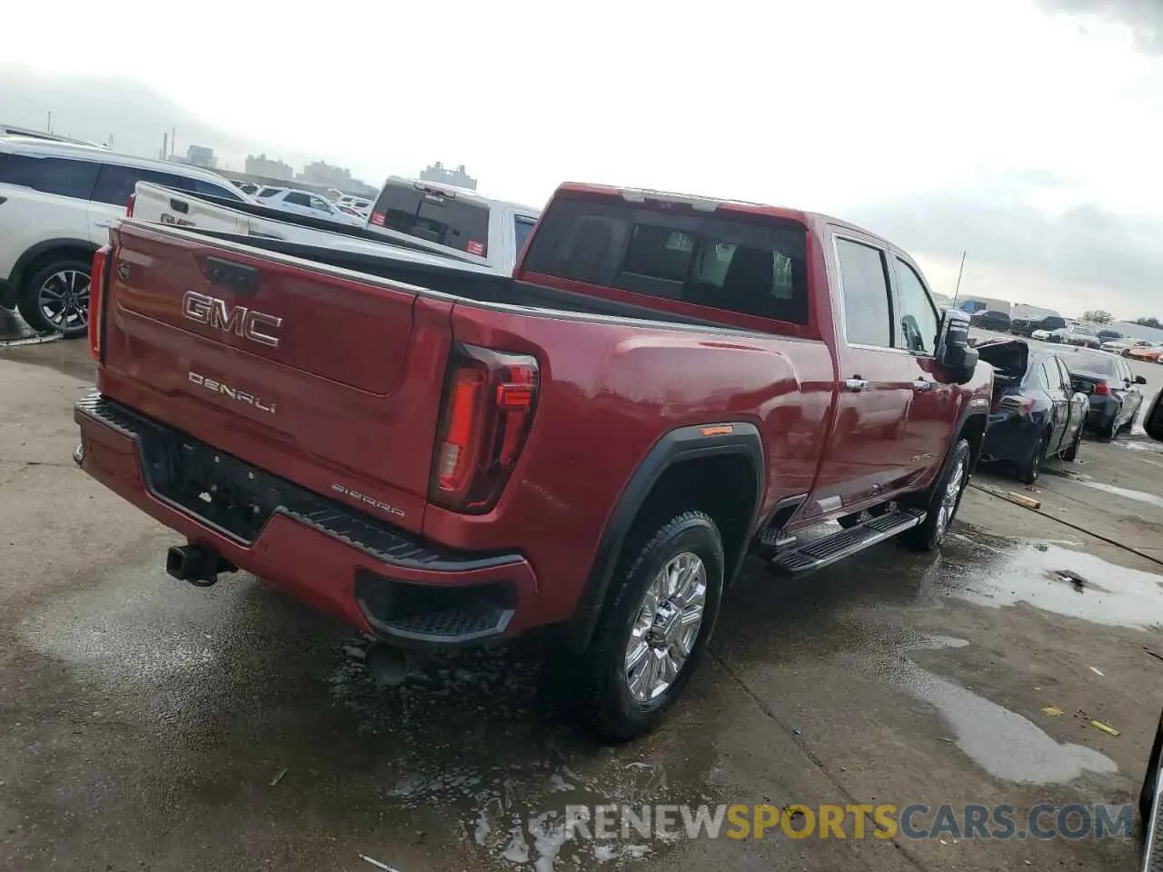 3 fotografías del automóvil dañado 1GT49REY4PF109482 GMC SIERRA 2023