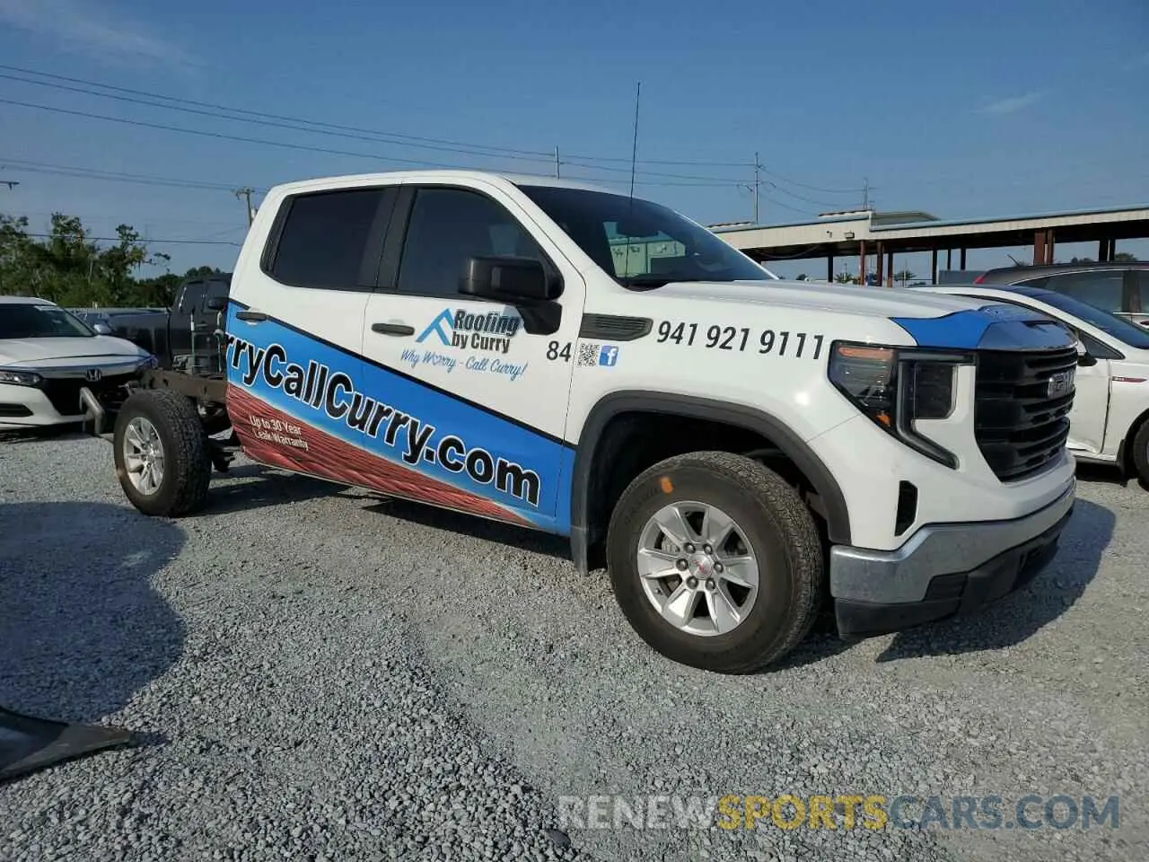 4 fotografías del automóvil dañado 1GTPHAEK1PZ260565 GMC SIERRA 2023