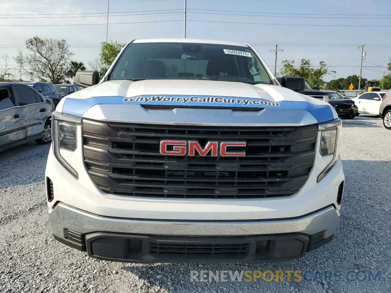 5 fotografías del automóvil dañado 1GTPHAEK1PZ260565 GMC SIERRA 2023