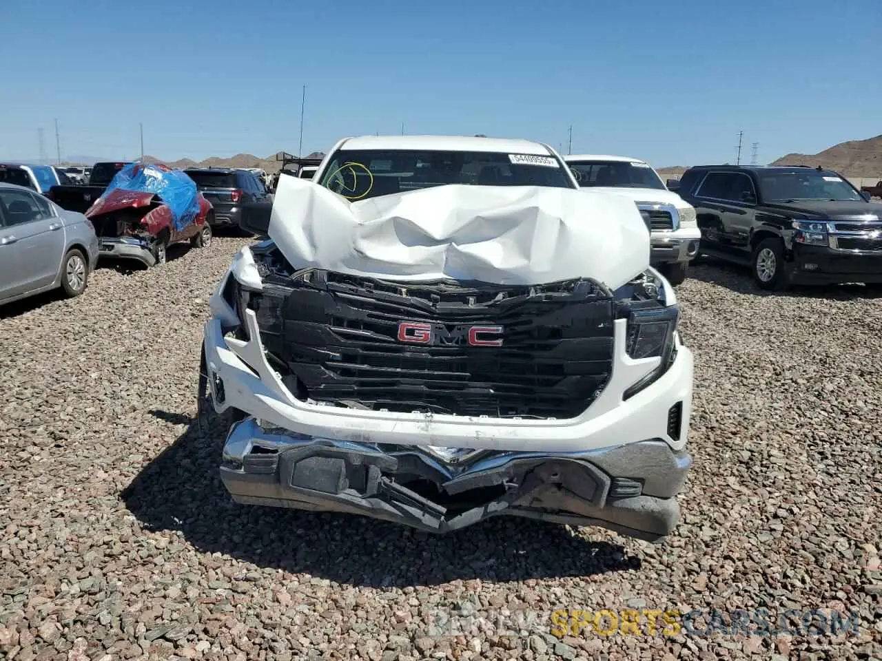 5 fotografías del automóvil dañado 1GTPHAEK2PZ162323 GMC SIERRA 2023