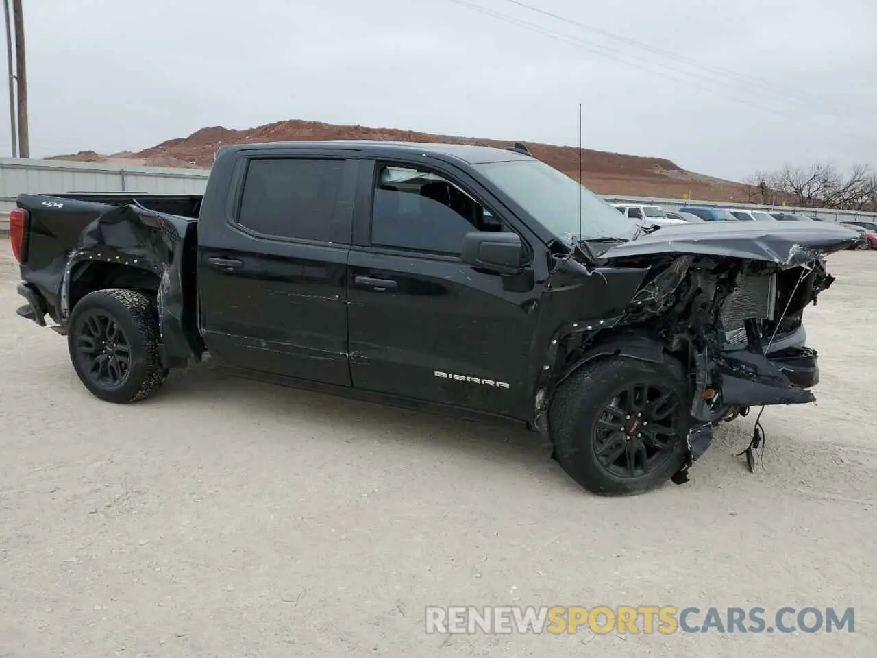 4 fotografías del automóvil dañado 1GTPUAEK1PZ260920 GMC SIERRA 2023